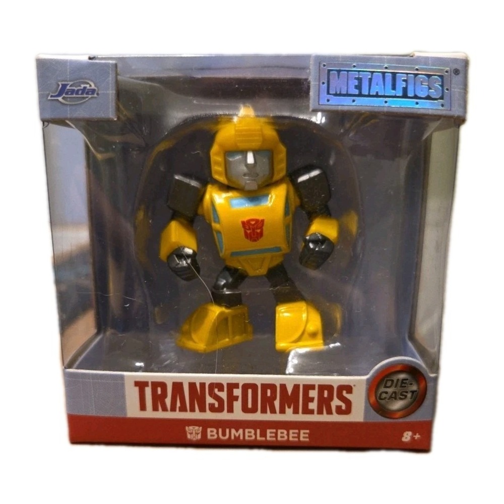 Jada Metalfigs Transformers Bumblebee Diecast Figure 2.5in Collectible Toy